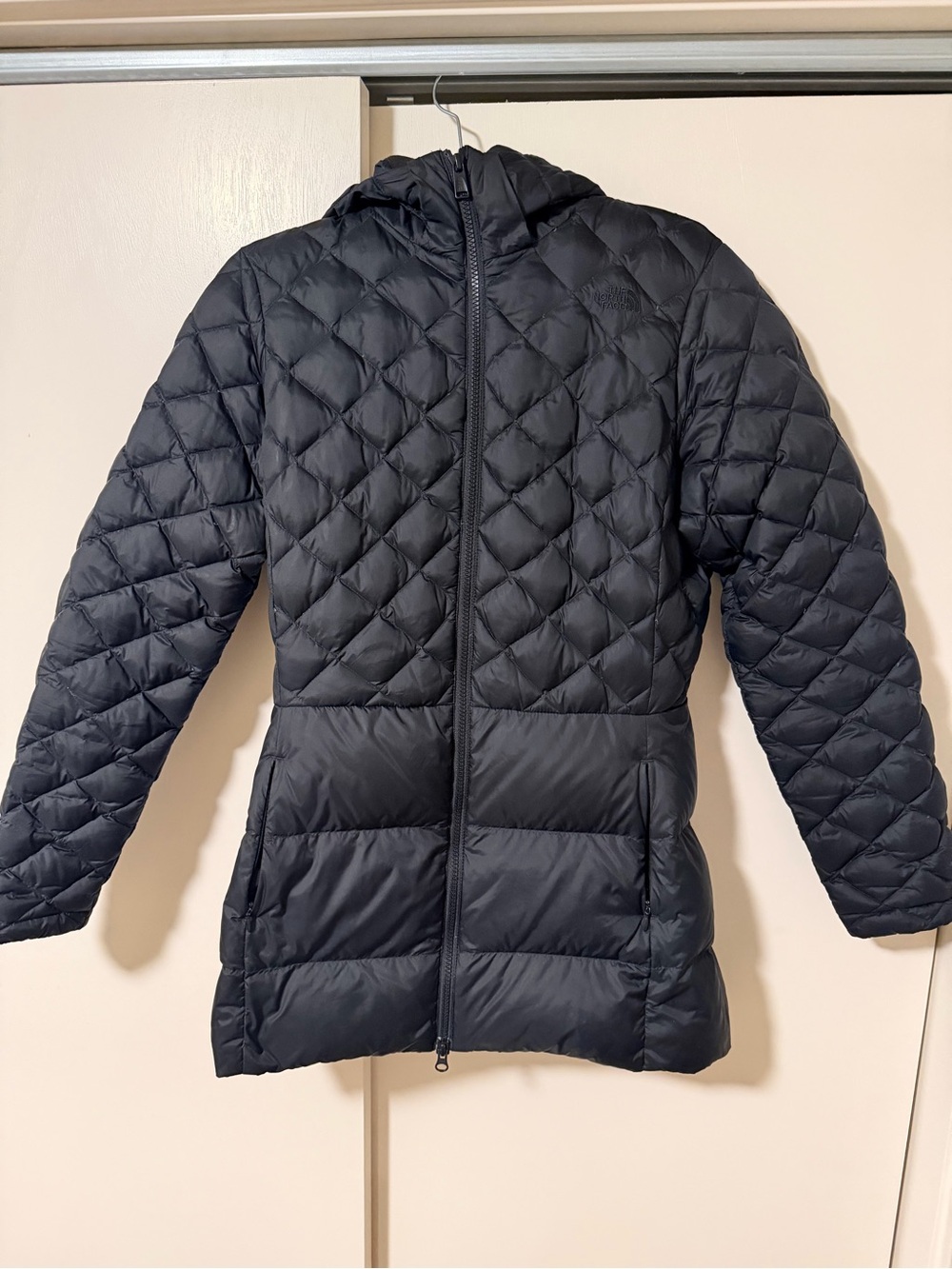The North Face Women's Black Quilted Hooded Jacket